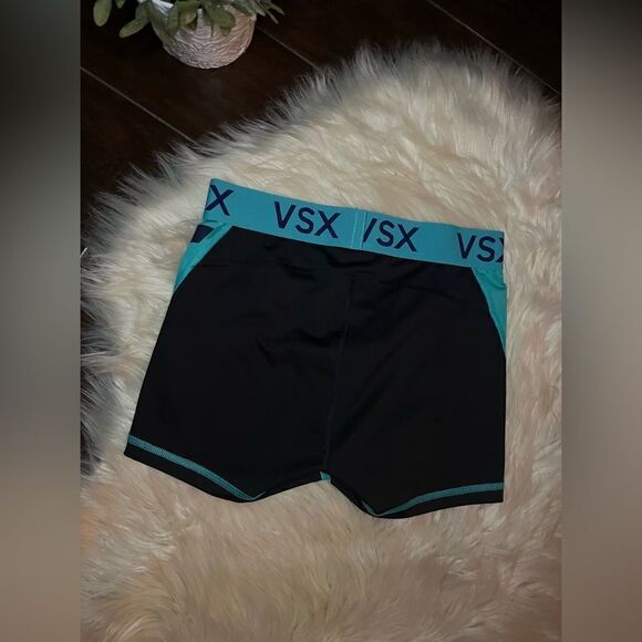 Victoria’s Secret Sport turquoise and navy shorts sz small - Picture 3 of 6